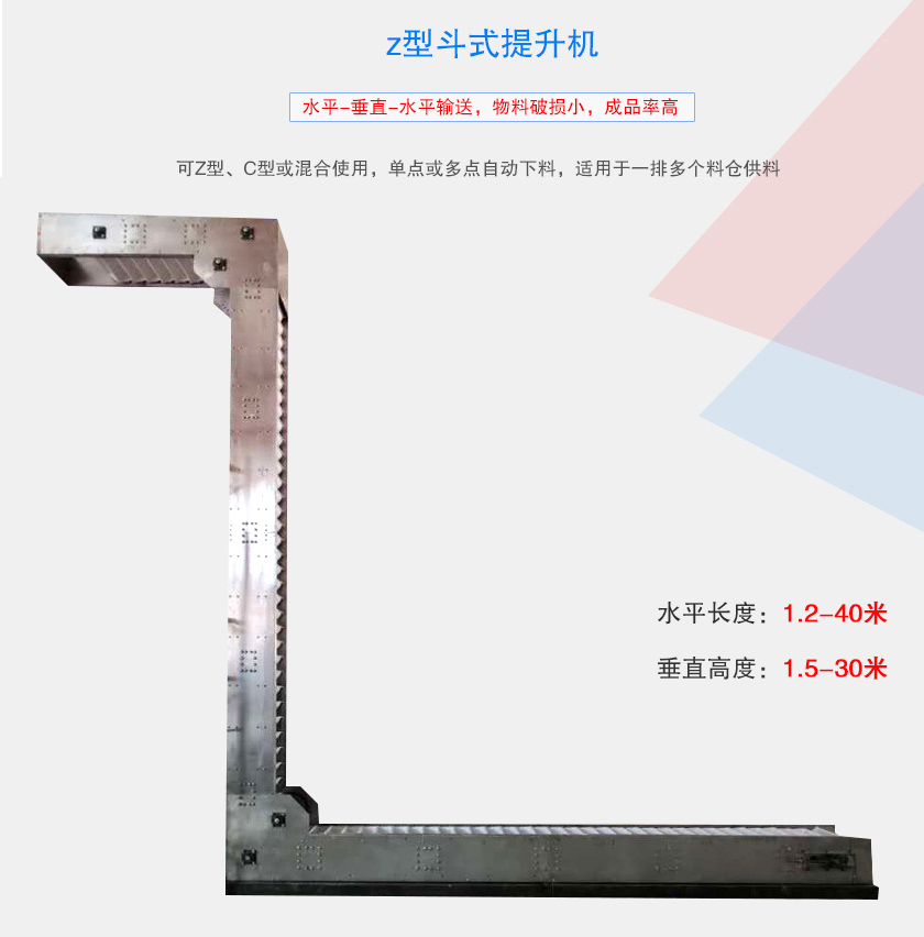 可Z型、C型或混合使用，單點(diǎn)或多點(diǎn)自動(dòng)下料，適用于一排多個(gè)料倉供料